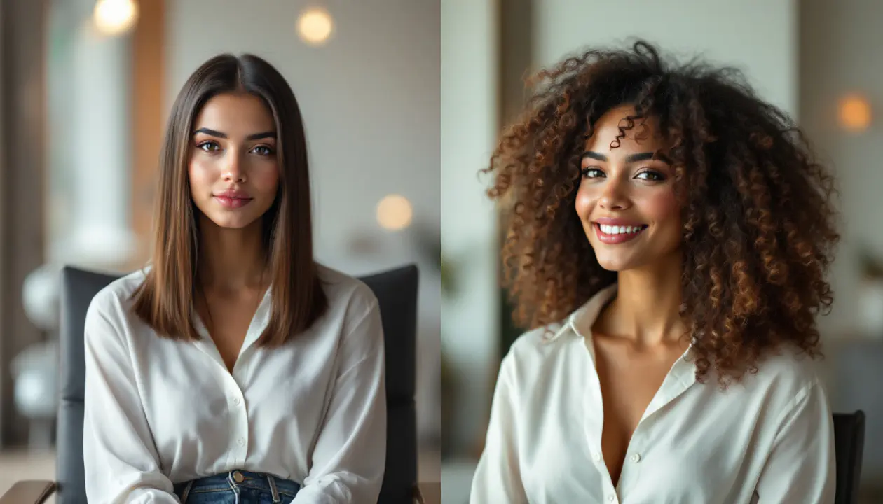 découvrez l'incroyable transformation d'une coiffure grâce à la permanente. explorez le processus fascinant et les résultats étonnants à travers notre guide visuel captivant 'la métamorphose captivante : avant et après une permanente'.