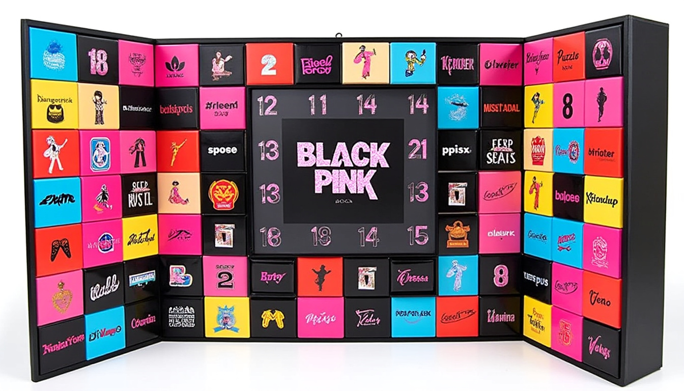plongez dans l'univers captivant de blackpink avec notre calendrier de l'avent ! chaque jour, découvrez des surprises exclusives et des moments inoubliables avec vos idoles. ne manquez pas cette expérience festive unique pour tous les fans de k-pop !