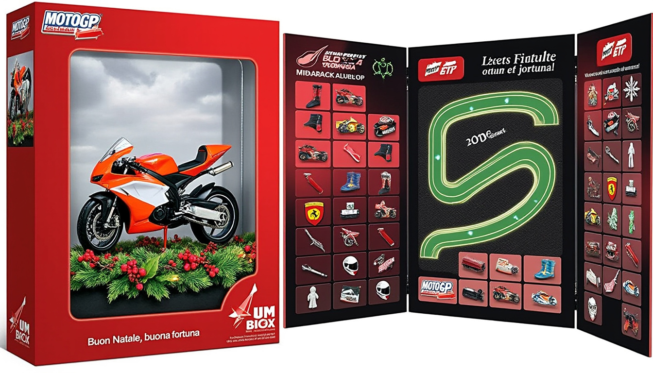 plongez dans l'univers palpitant du moto gp avec notre calendrier de l'avent ! chaque jour, dĂ©couvrez des surprises inĂ©dites, des exclusivitĂ©s et des moments forts qui vous plongeront au cĆur de la saison. ne manquez pas l'occasion de vivre la magie de l'avant-fĂȘte Ă travers le monde de la moto.