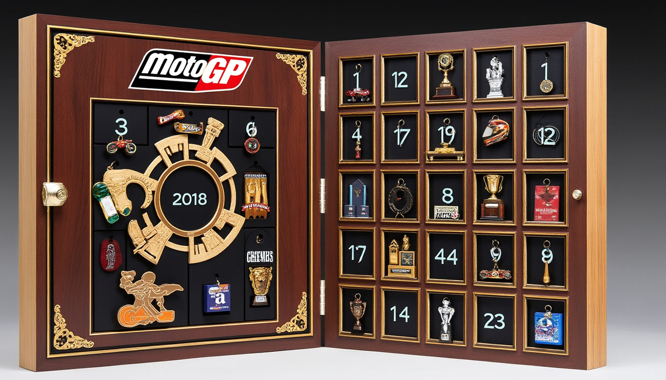 découvrez notre calendrier de l'avent moto gp et plongez dans l'excitation de la saison à venir. chaque jour, révélez des surprises, des faits marquants et des devinettes autour de vos pilotes et circuits préférés. préparez-vous pour une aventure palpitante dans le monde de la moto gp !