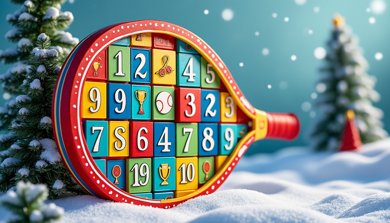 découvrez notre calendrier de l'avent tennis, une expérience unique pour les passionnés du sport ! chaque jour, décomptez jusqu'à noël avec 25 surprises enthousiasmantes, allant de conseils d'experts à des accessoires indispensables. offrez-vous ou à un proche un moment de joie et de découverte autour de votre sport favori.