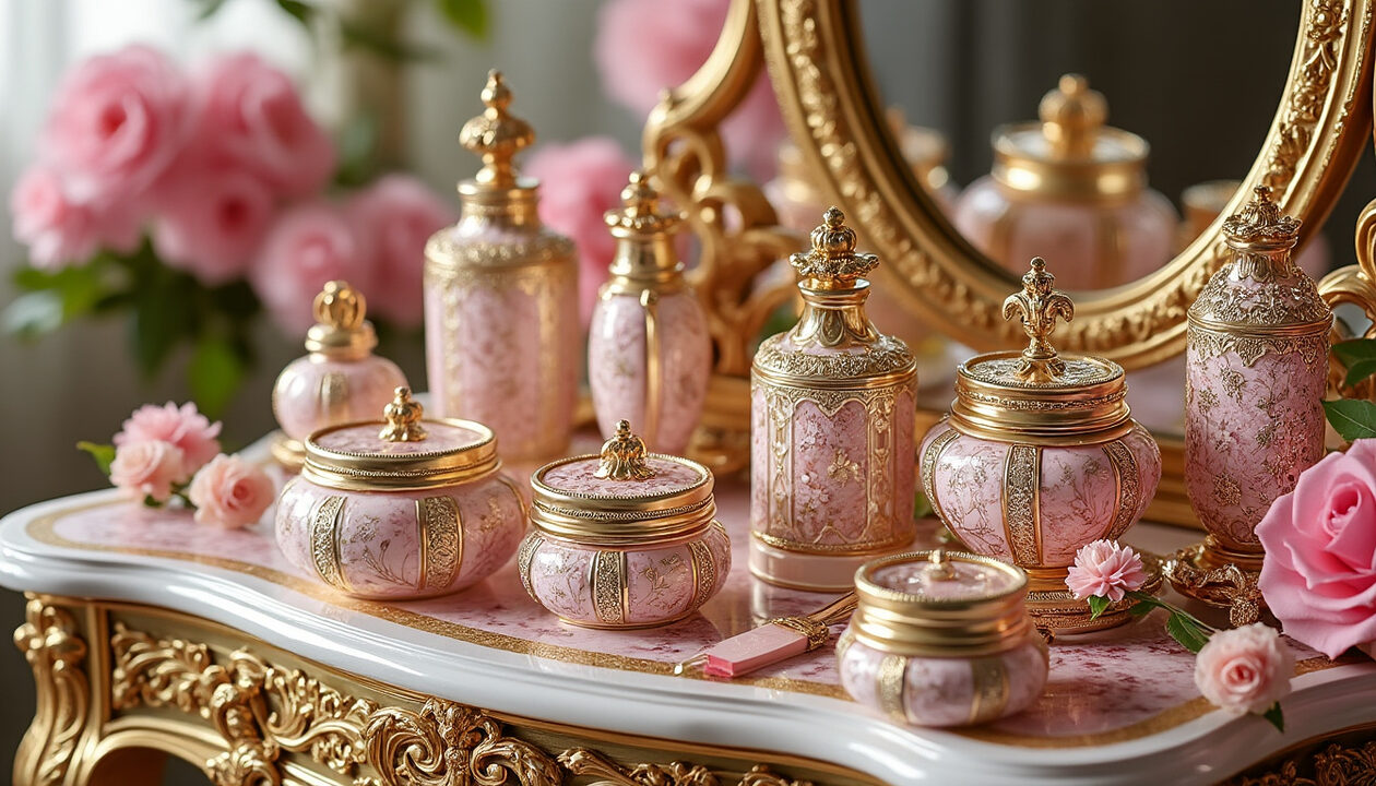 découvrez mademoiselle saint germain, une gamme de cosmétiques inspirés par l'histoire intime et luxueuse de versailles. offrez à votre peau des soins élaborés avec des ingrédients nobles, alliant tradition et modernité pour un éclat naturel.