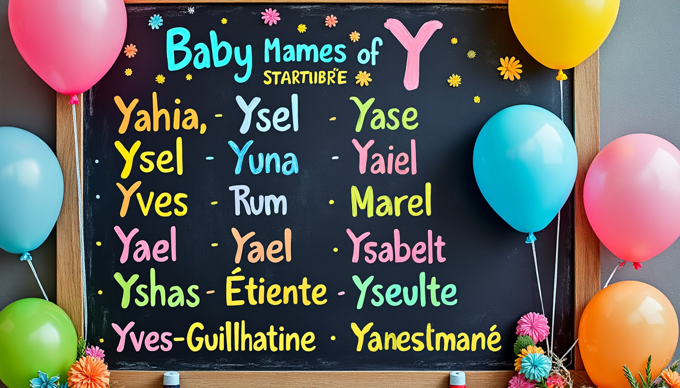 découvrez une sélection de prénoms originaux contenant la lettre 'y'. éveillez votre inspiration et choisissez un prénom unique pour votre enfant parmi nos suggestions créatives et tendances.
