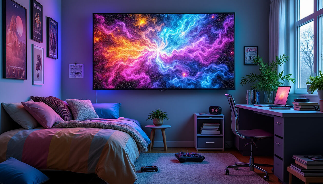 découvrez comment un écran led peut transformer la chambre de votre ado en un espace moderne et stylé. idéal pour ajouter une touche déco tendance, cet accessoire allie fonctionnalité et esthétisme pour un environnement inspirant.