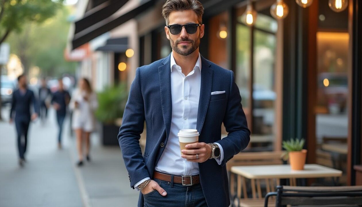 découvrez nos conseils pratiques pour porter le blazer homme avec style tout en évitant un look trop formel. apprenez à jouer avec les accessoires, les vêtements décontractés et les couleurs pour un ensemble élégant, mais relax. idéal pour toutes les occasions, du bureau aux sorties entre amis.