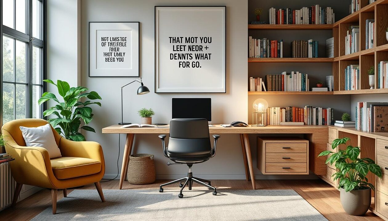 découvrez comment transformer votre espace de travail à domicile en un bureau inspirant grâce à nos astuces et conseils pratiques. améliorez votre productivité et votre bien-être avec des idées de décoration, d'organisation et d'aménagement adaptées à tous les styles.