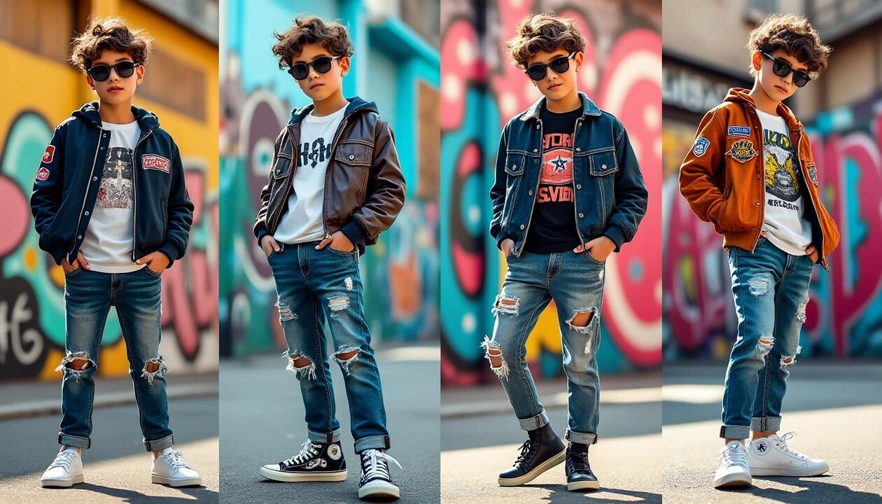 découvrez des idées de tenues stylées pour ado garçon mettant en avant le jean tendance. inspirez-vous de looks modernes et chics pour affirmer votre style avec classe et originalité.