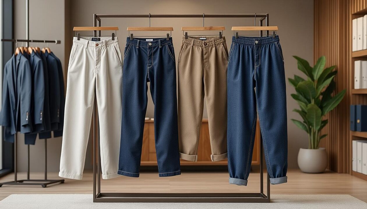 découvrez les coupes de pantalons homme incontournables à adopter en 2025. explorez les tendances qui définiront votre style cette année, des coupes classiques aux designs modernes, pour un look à la fois élégant et à la mode.