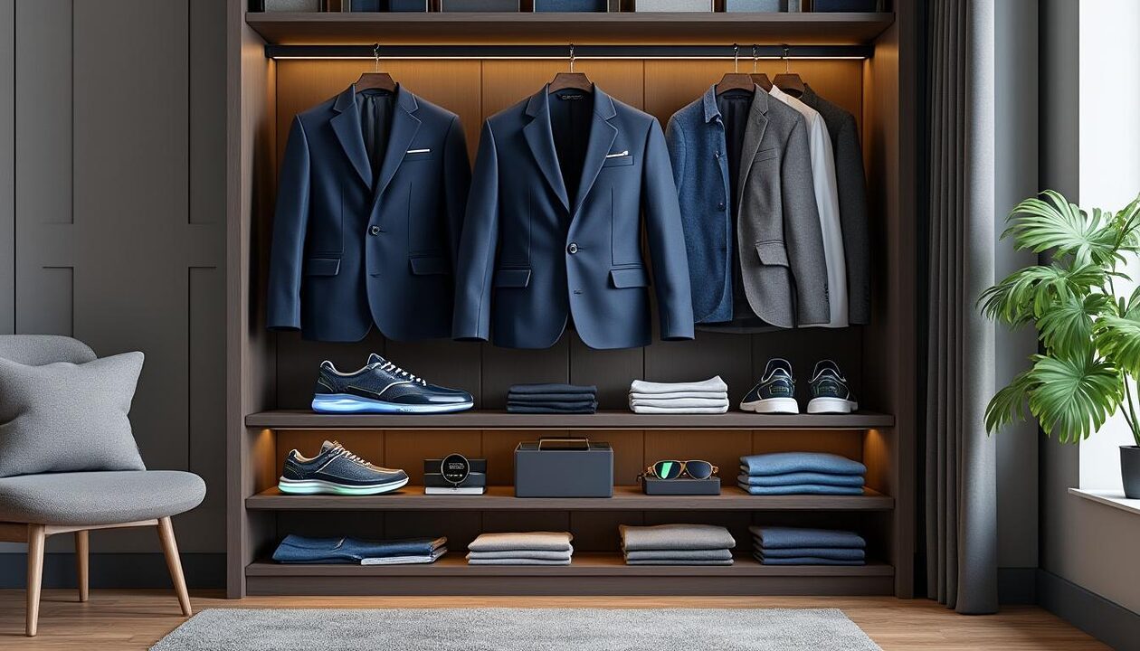 découvrez les indispensables mode à avoir dans le placard d'un homme en 2025. des tendances actuelles aux pièces intemporelles, apprenez à composer une garde-robe moderne qui allie style et praticité. ne manquez pas notre sélection de vêtements essentiels pour être toujours au top de la mode.