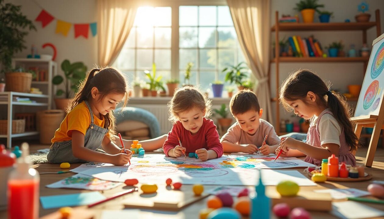 découvrez des idées d'activités créatives pour occuper vos enfants à la maison, stimuler leur imagination et passer des moments ludiques en famille.